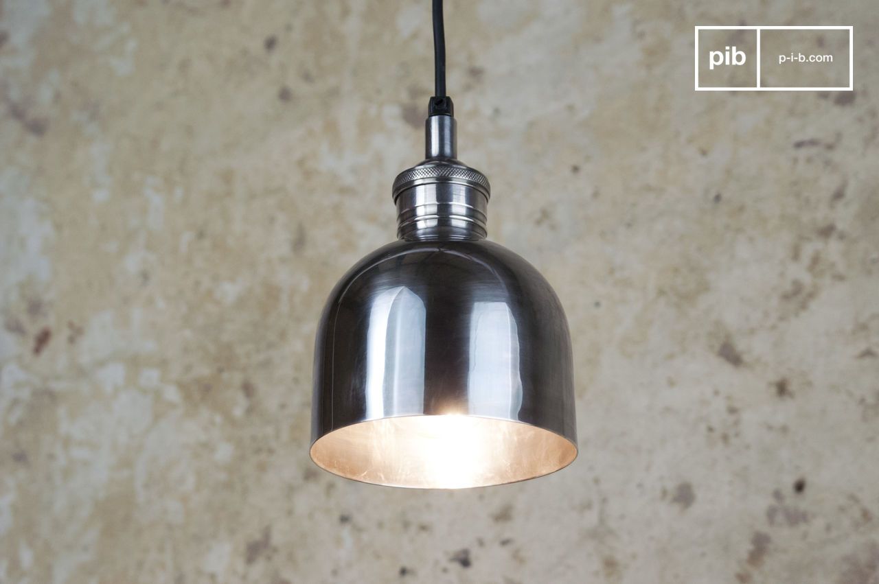 Silver industrial discount pendant light