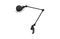 Miniature Matte black Jieldé Loft lamp with clamp Clipped