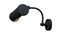 Miniature Matte black picture wall light Black Factory Clipped