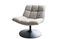 Miniature Gray fabric swivel armchair Mesh Clipped