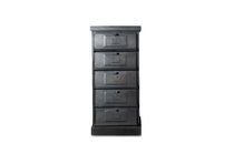 Metal chest of drawers with 5 flaps