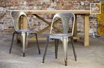Metal industrial chairs back soon