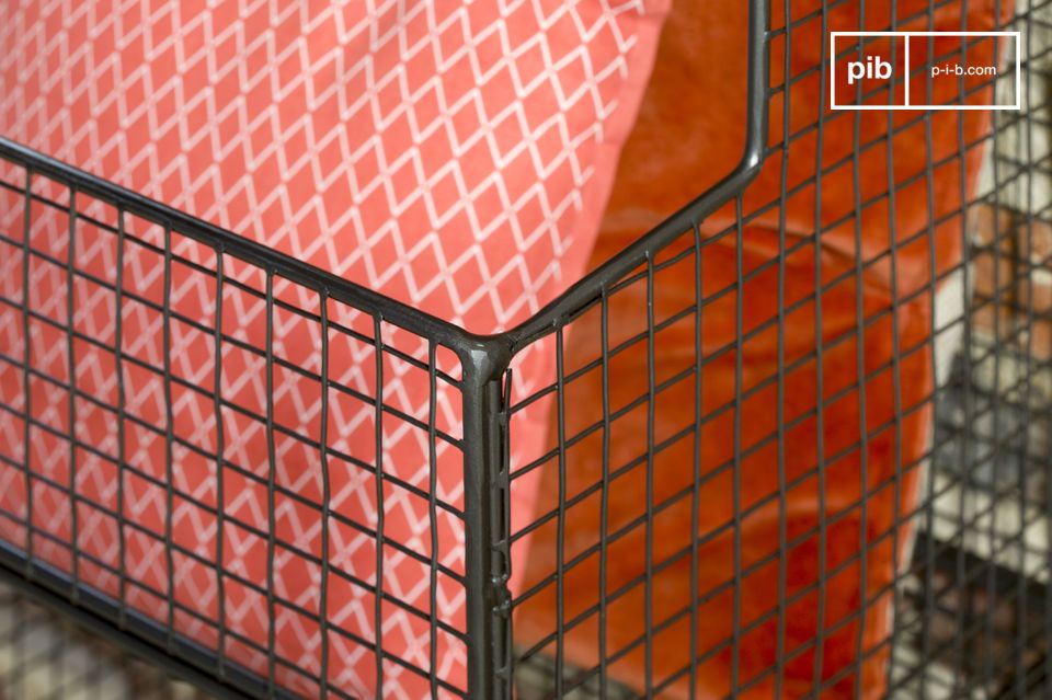 Nice metal mesh storage locker.