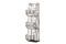 Miniature Metal storage shelf Harlem Clipped