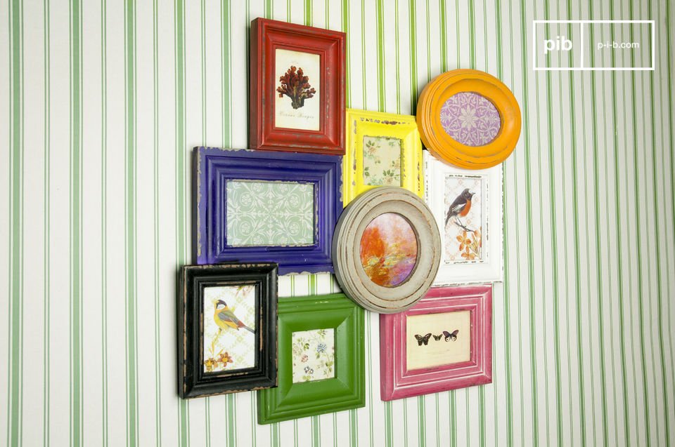 Your photos in a colourful display!