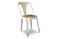 Miniature Multipl's white chair - wood Clipped