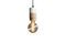 Miniature Wooden pendant light Müm Clipped