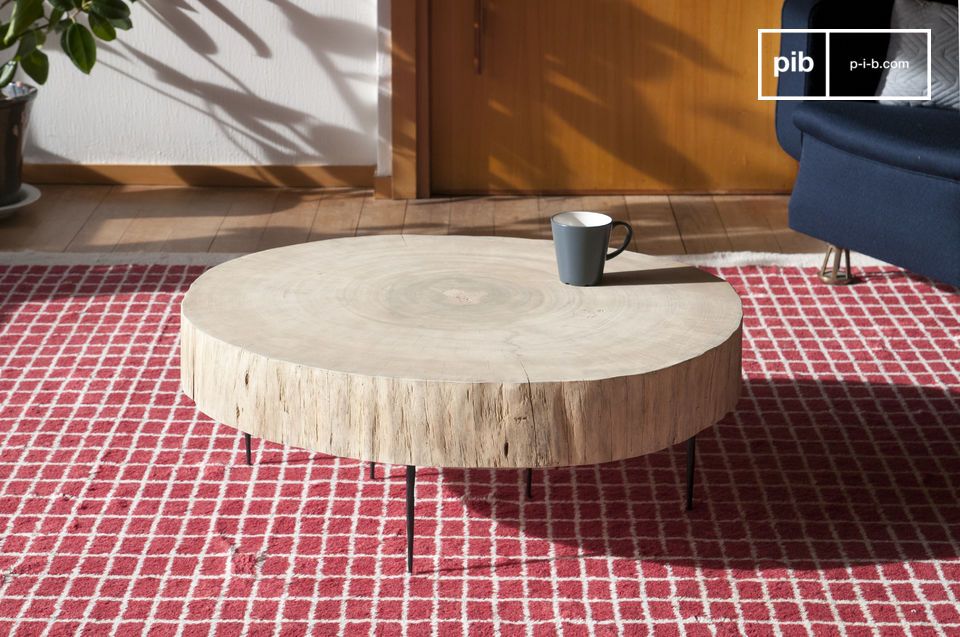 The Natural Luka tree trunk coffee table