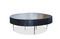 Miniature Natural Luka tree trunk coffee table black Clipped