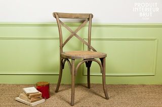Natural oak Pampelune chair