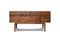 Miniature Walnut sideboard Neliö Clipped