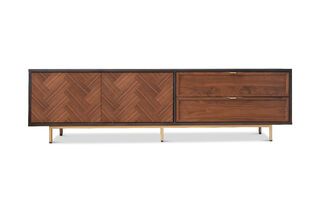 Neutra dark wood TV cabinet