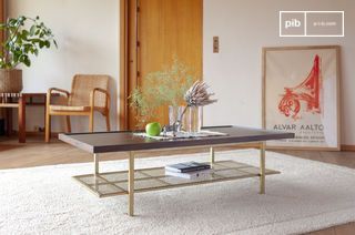 Walnut coffee table Neutra