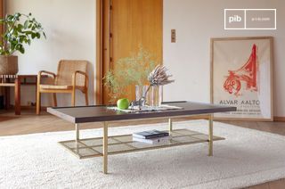 Neutra walnut coffee table