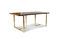Miniature Walnut dining table Neutra Clipped