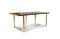 Miniature Neutra walnut dining table Clipped