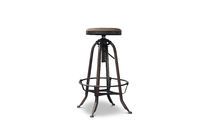 Solid wood bar stool