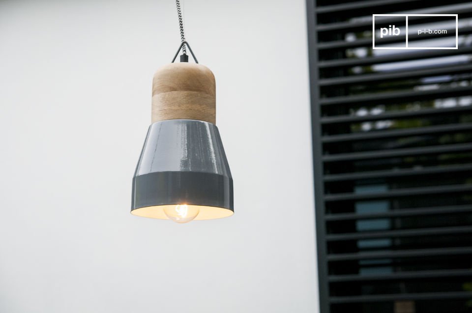 Newark grey hanging lamp