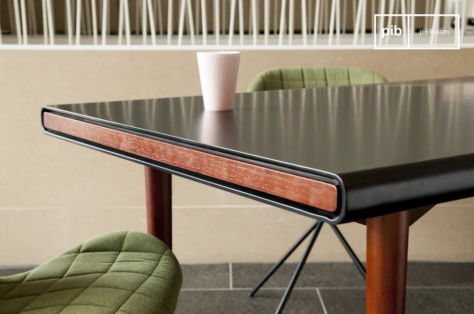 The elegance of a beautiful table with Nordic retro design