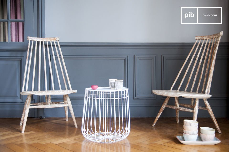 The chair Nordic Clouds impresses on one hand with its shape and on the other hand with its original