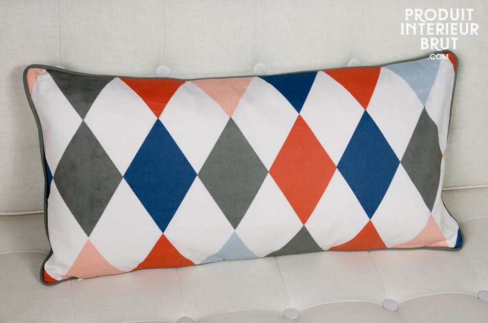 Norway Harlequin cushion