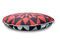 Miniature Norway round red cushion Clipped