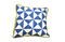 Miniature Norway small blue cushion Clipped