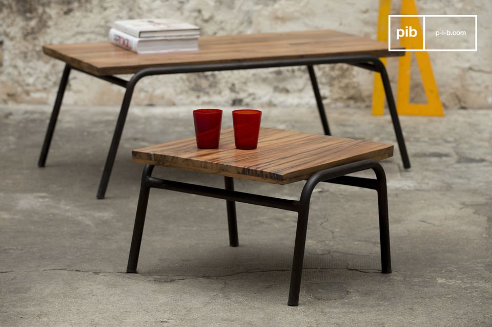 The regular table can be combined with its equally versatile coffee table.