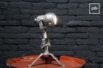 Old collection of industrial table lamps