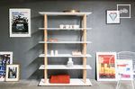 Old collection of scandinavian bookcases