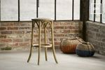 Old collection of wooden shabby chic stools