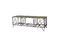 Miniature Mesh metal TV stand Ontario Clipped