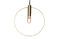 Miniature Large gold suspension Oohalt Clipped