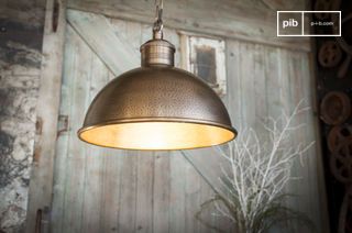 Orient Express engraved metal pendant lamp