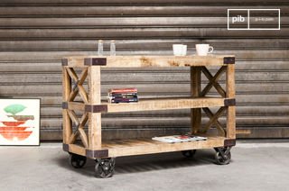 Wooden serving cart Paddington