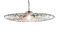 Miniature Braided metal suspension light Grid Clipped