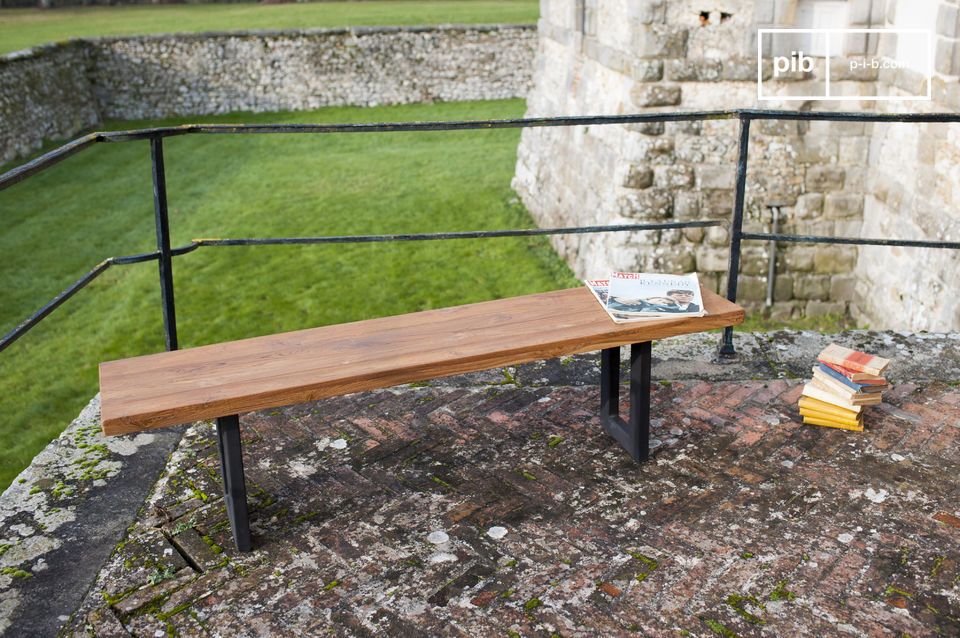 The bench is elegant and will fit into any interior.