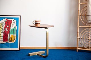 Pontis wood and metal side table