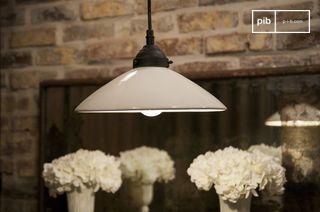 Pornic ceramic suspension lamp