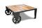 Miniature Wooden Coffee Table Railway Clipped