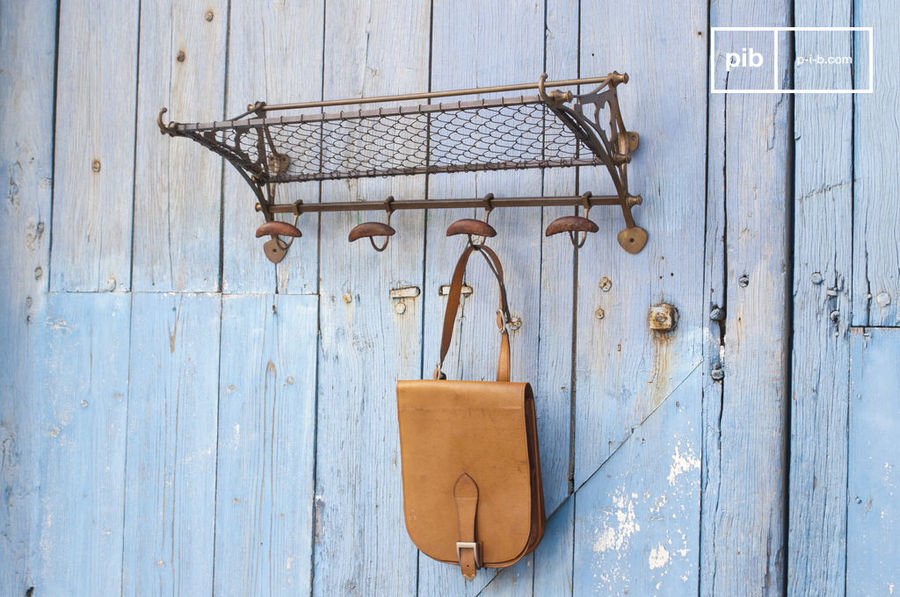 Railway Carriage Wall Rack