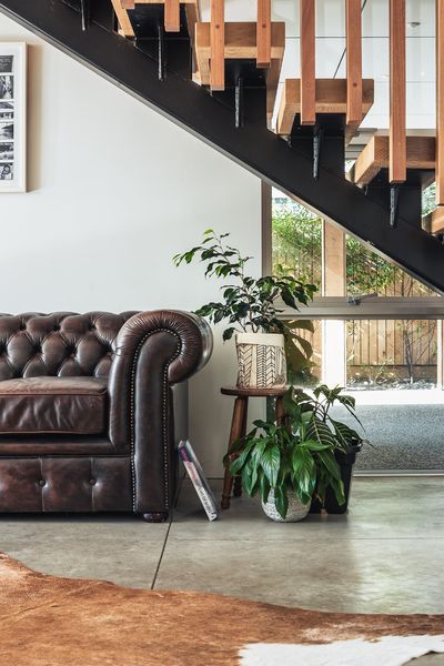 Reading area under the stairs