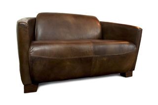 Red Baron leather sofa