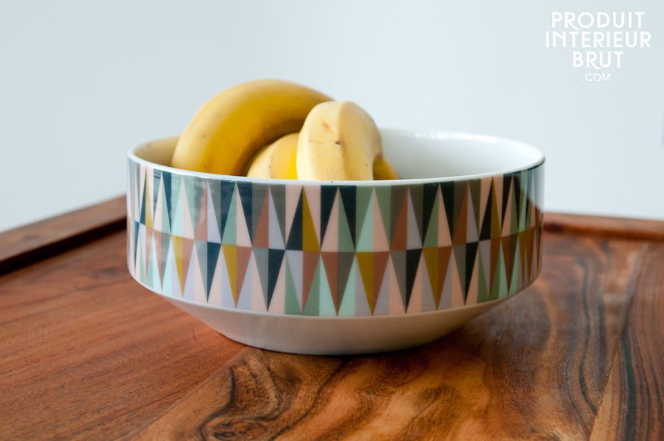 Remix porcelain bowl