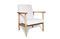 Miniature Retro solid wood armchair Anglet Clipped