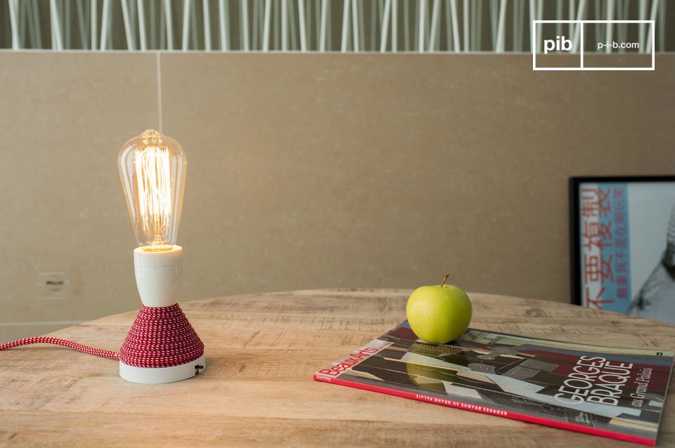 Retro bulb with long filaments on lamp sold separately.