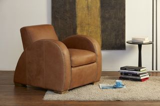 Rockefeller Camel club armchair