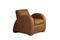 Miniature Rockefeller Camel club armchair Clipped