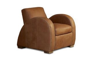 Rockefeller Camel club armchair
