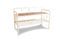 Miniature White metal entryway bench Rögen Clipped